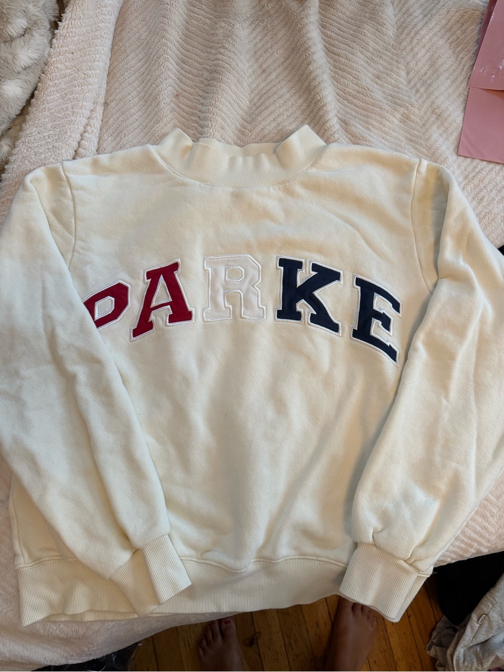 RARE PARKE red white and blue Pullover